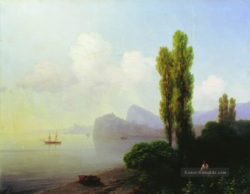  russisch malerei - Ansicht sudak Bucht 1879 Verspielt Ivan Aiwasowski russisch